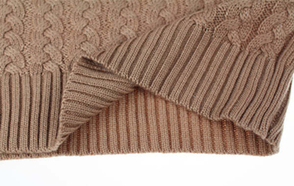 Cable Knit Midi Dress <br>- Khaki