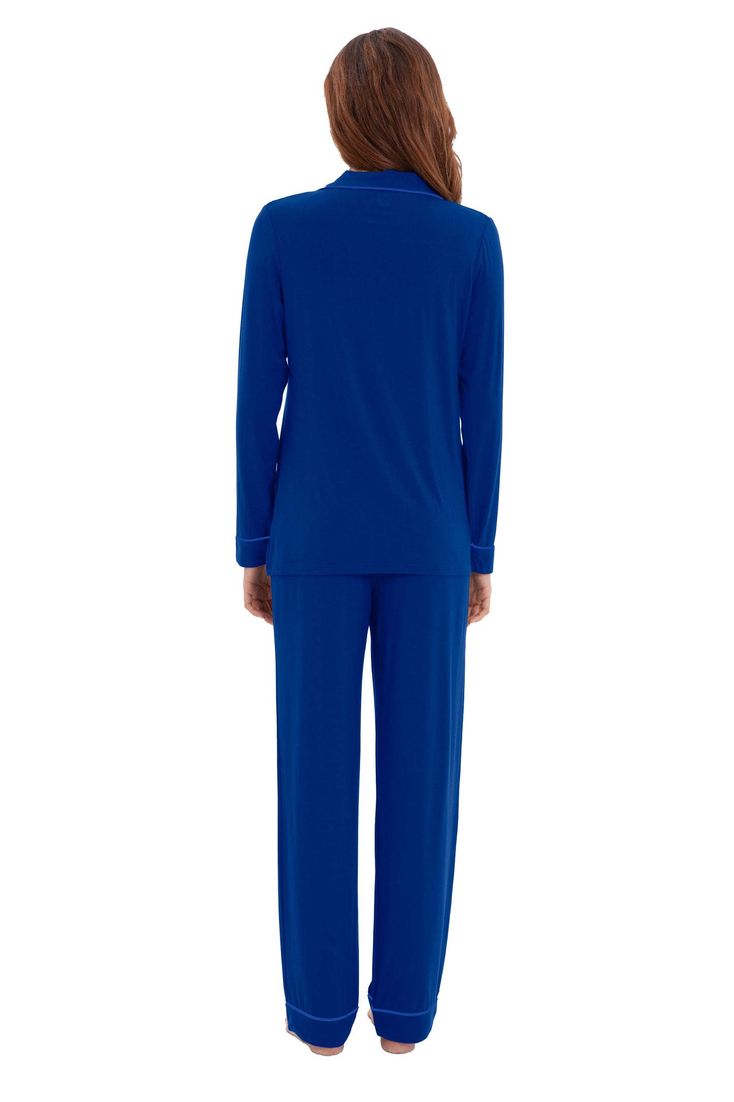 Women's Longsleeve Pajamas Set <br>- Blue