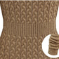 Cable Knit Midi Dress <br>- Khaki