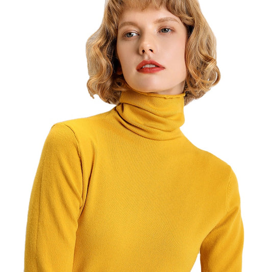 Longsleeve Turtleneck Jumper <br>- Yellow